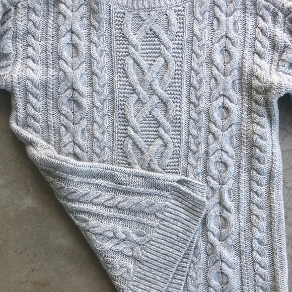 LOFT Cowl Neck cotton/wool knit sweater, small - Picture 6 of 6